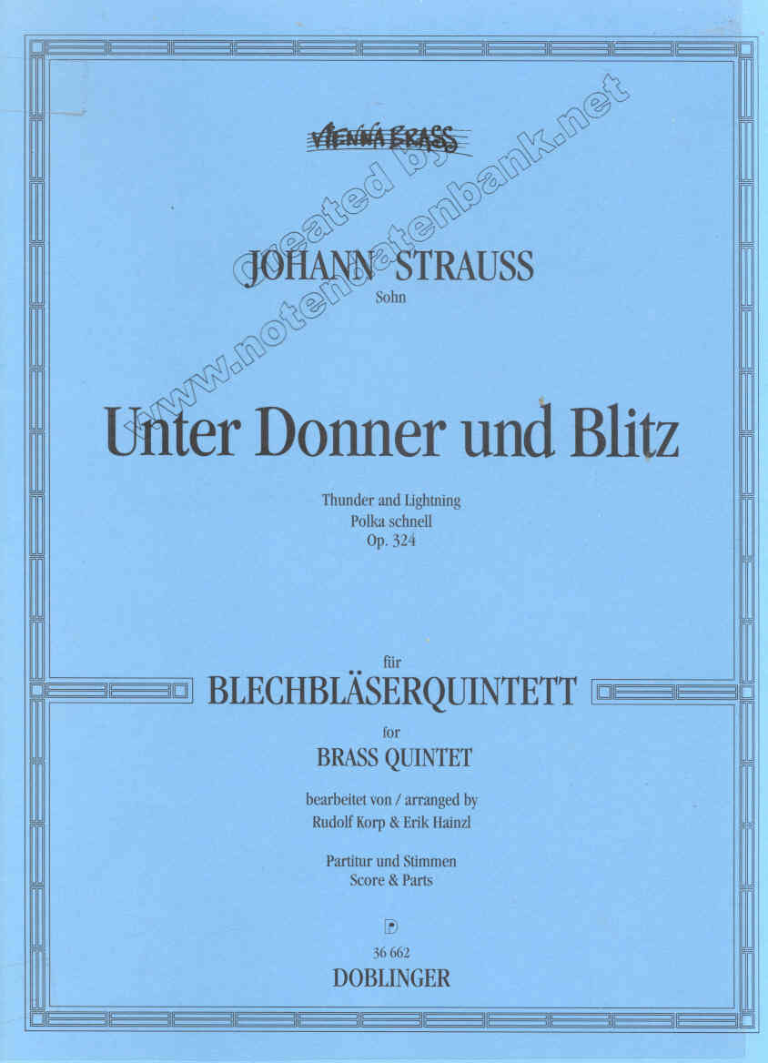 Unter Donner und Blitz / Thunder and Lightning - hacer clic aqu�
