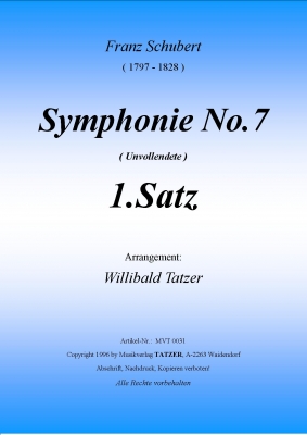 7. Symphonie 'Unvollendete' (1.Satz / Mvt I) - hacer clic para una imagen más grande
