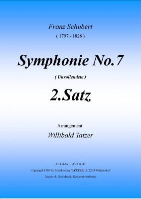 7. Symphonie 'Unvollendete' (2.Satz / Mvt II) - hacer clic para una imagen más grande