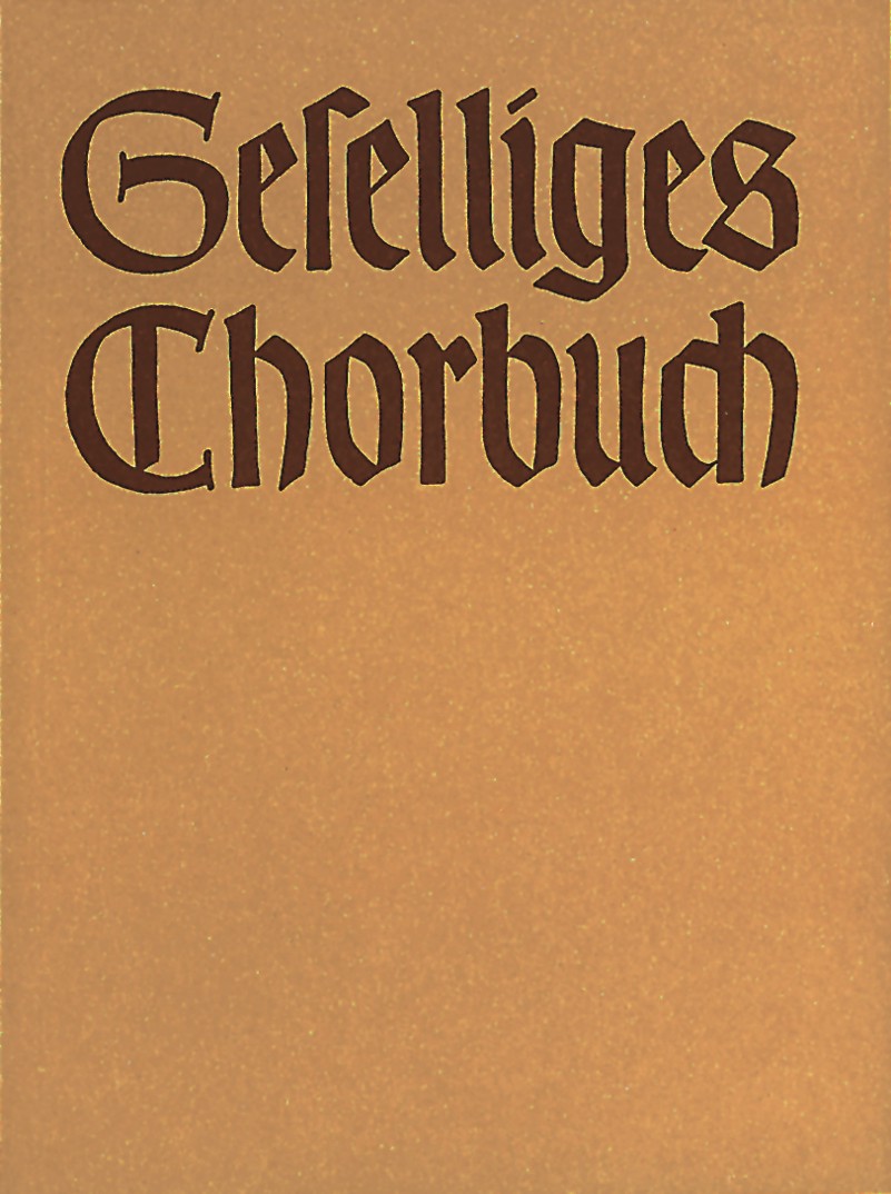 Geselliges Chorbuch (1). 151 Lieder und Kanons. - hacer clic aqu