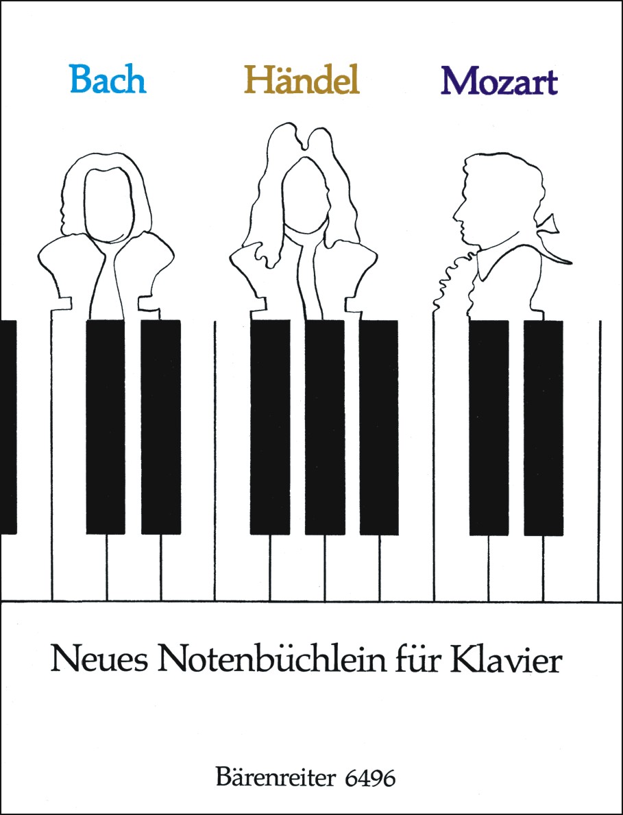 Bach - H�ndel - Mozart. Neues Notenb�chlein f�r Klavier. Nach dem Urtext der Gesamtausgaben - hacer clic aqu�
