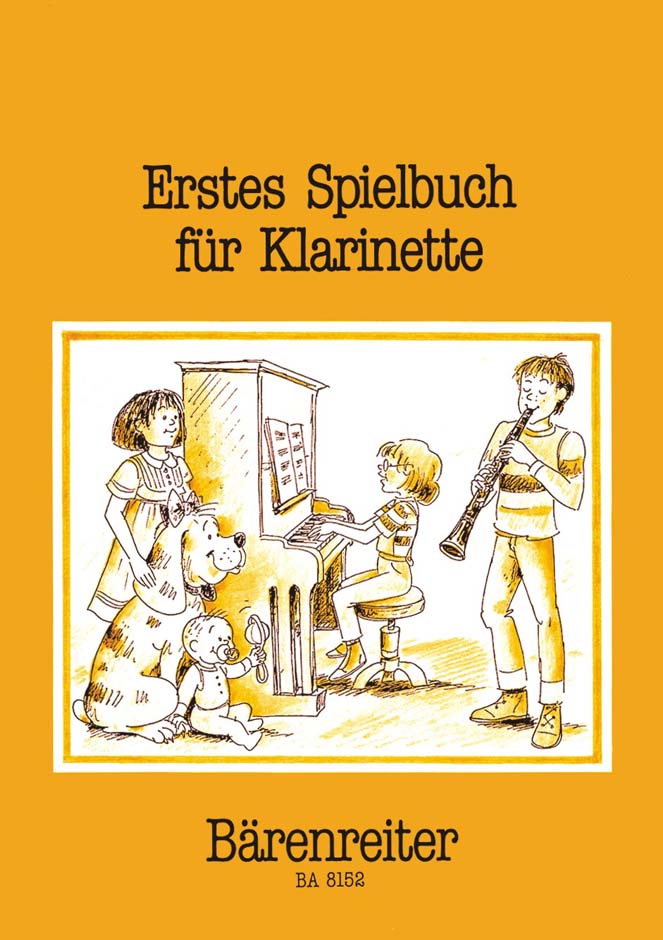 1. Spielbuch für Klarinette oder 2 Klar, Bass-Instr (Fag, Vc) - hacer clic para una imagen más grande
