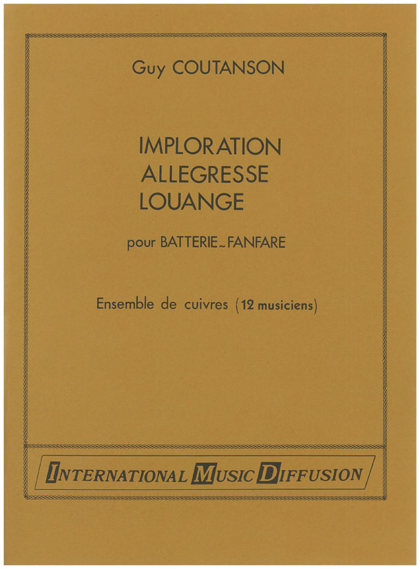 Imploration allegresse louange, conducteur et parties - hacer clic aqu�