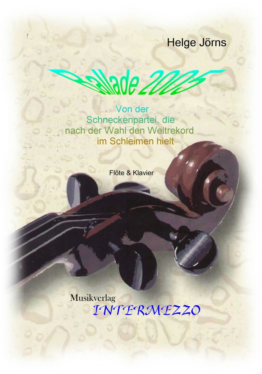 Ballade von der Schnecke, die nach ihrer Wahl weiterschleimte - hacer clic aquí Ballade von der Schnecke, die nach ihrer Wahl weiterschleimte - hacer clic aquí