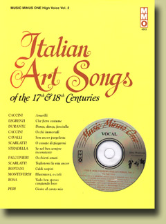 17th/18th Century Italian Songs - High Voice #2 - hacer clic aqu