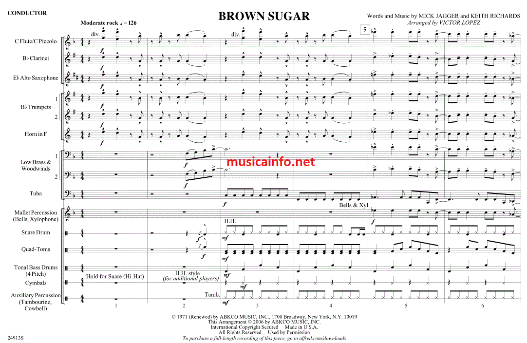 Brown Sugar - Muestra de música